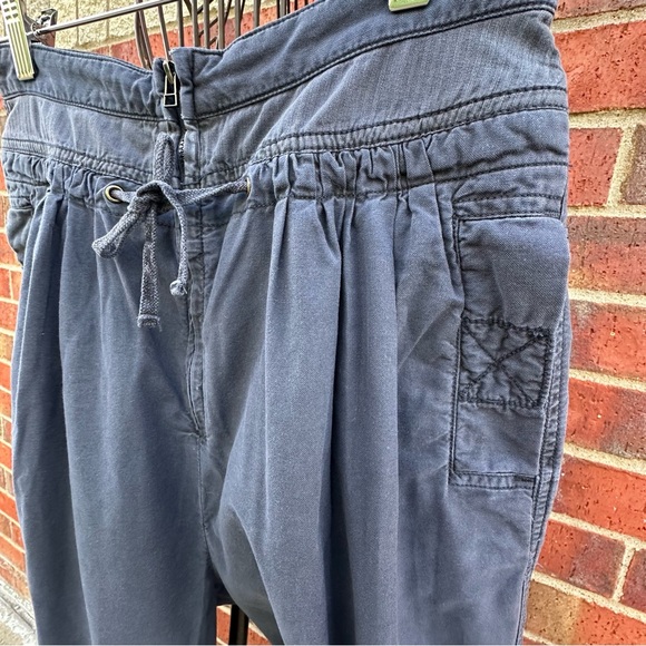 Free People Pants Harem Cargo Pleated High-Rise Baggy BOHO Parachute Balloon 6 - Picture 7 of 17
